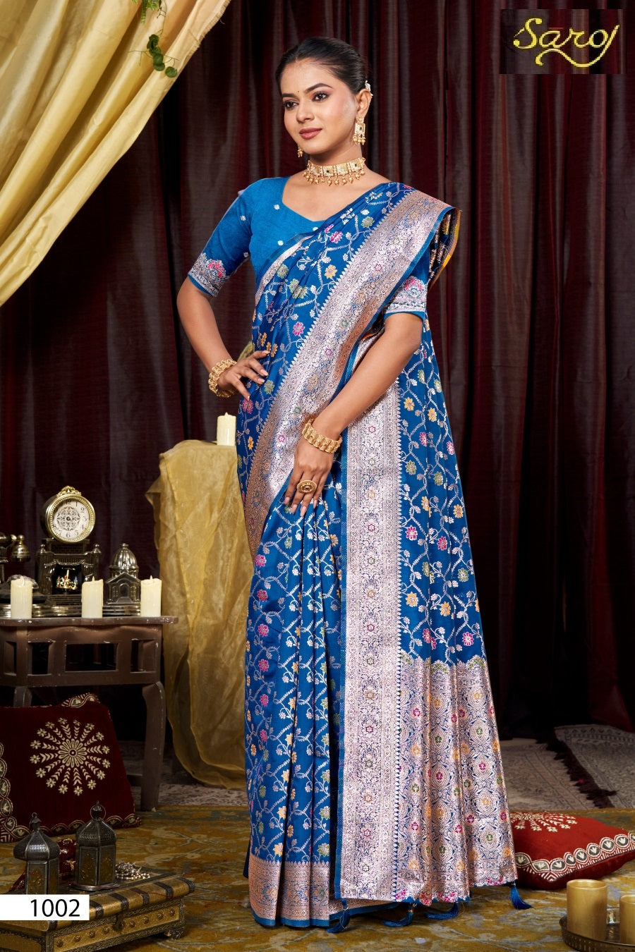 Pushpam Silk Vol 2 Saroj Sarees Manufacturer Ahmedabad
