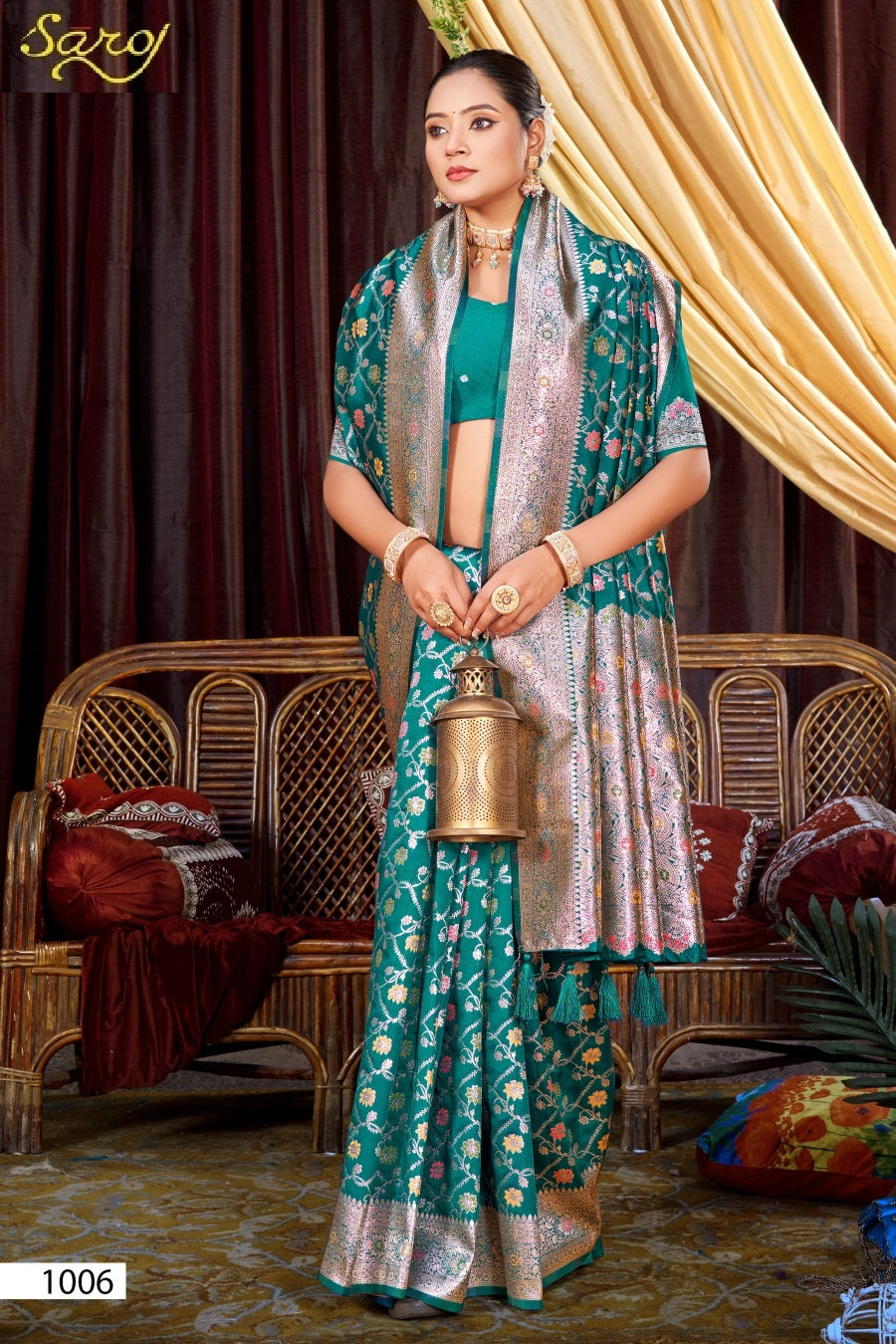 Pushpam Silk Vol 2 Saroj Sarees Manufacturer Ahmedabad