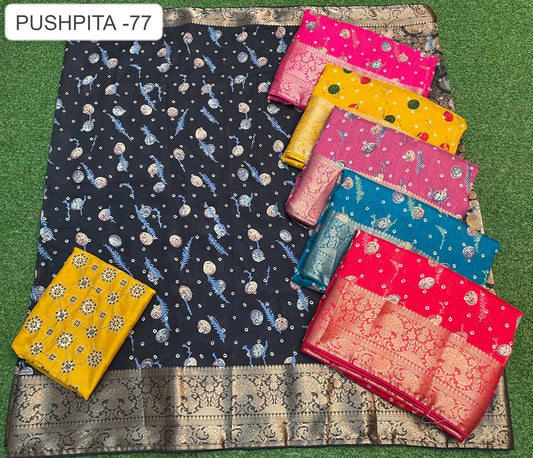 Pushpita 77 Kalpveli Silk Sarees Manufacturer India