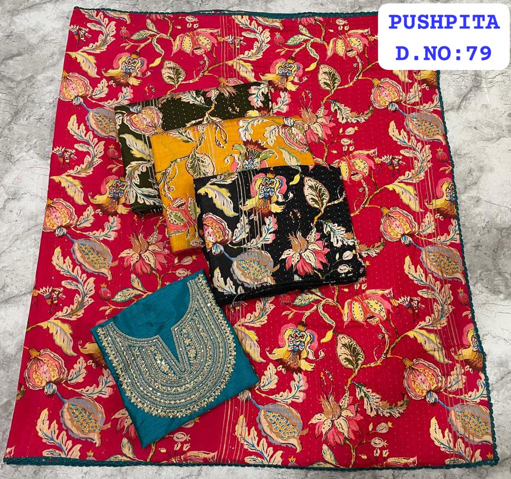 Pushpita 79 Kalpveli Muslin Sarees Supplier India