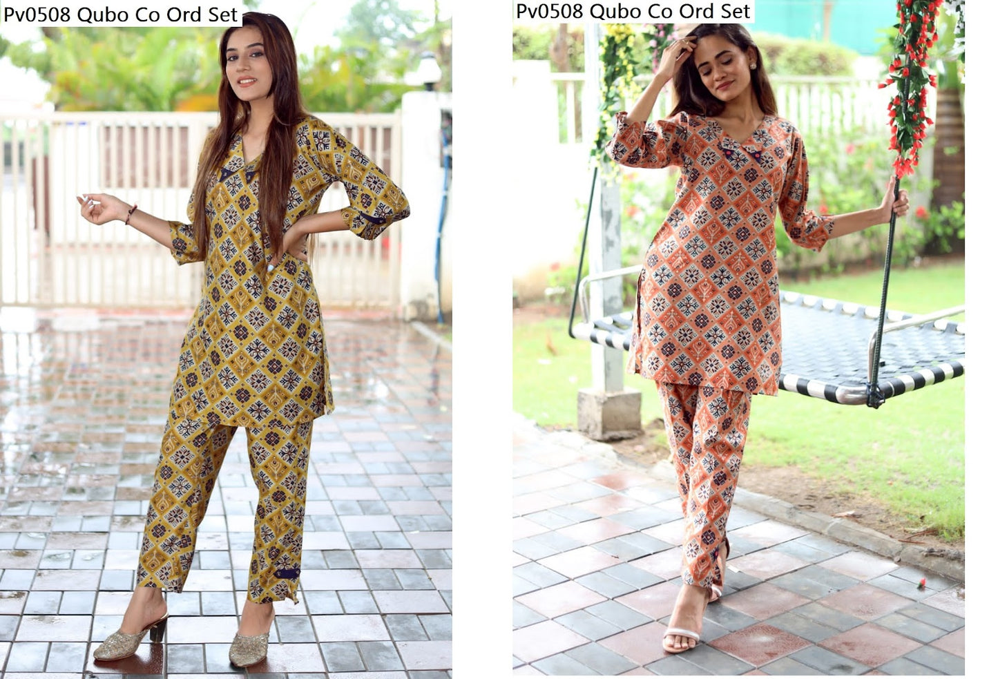 Pv0508 Qubo Cotton Co Ord Set Supplier Ahmedabad