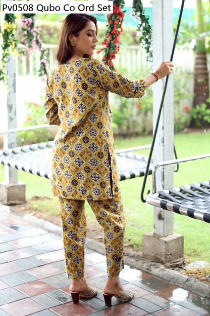 Pv0508 Qubo Cotton Co Ord Set Supplier Ahmedabad