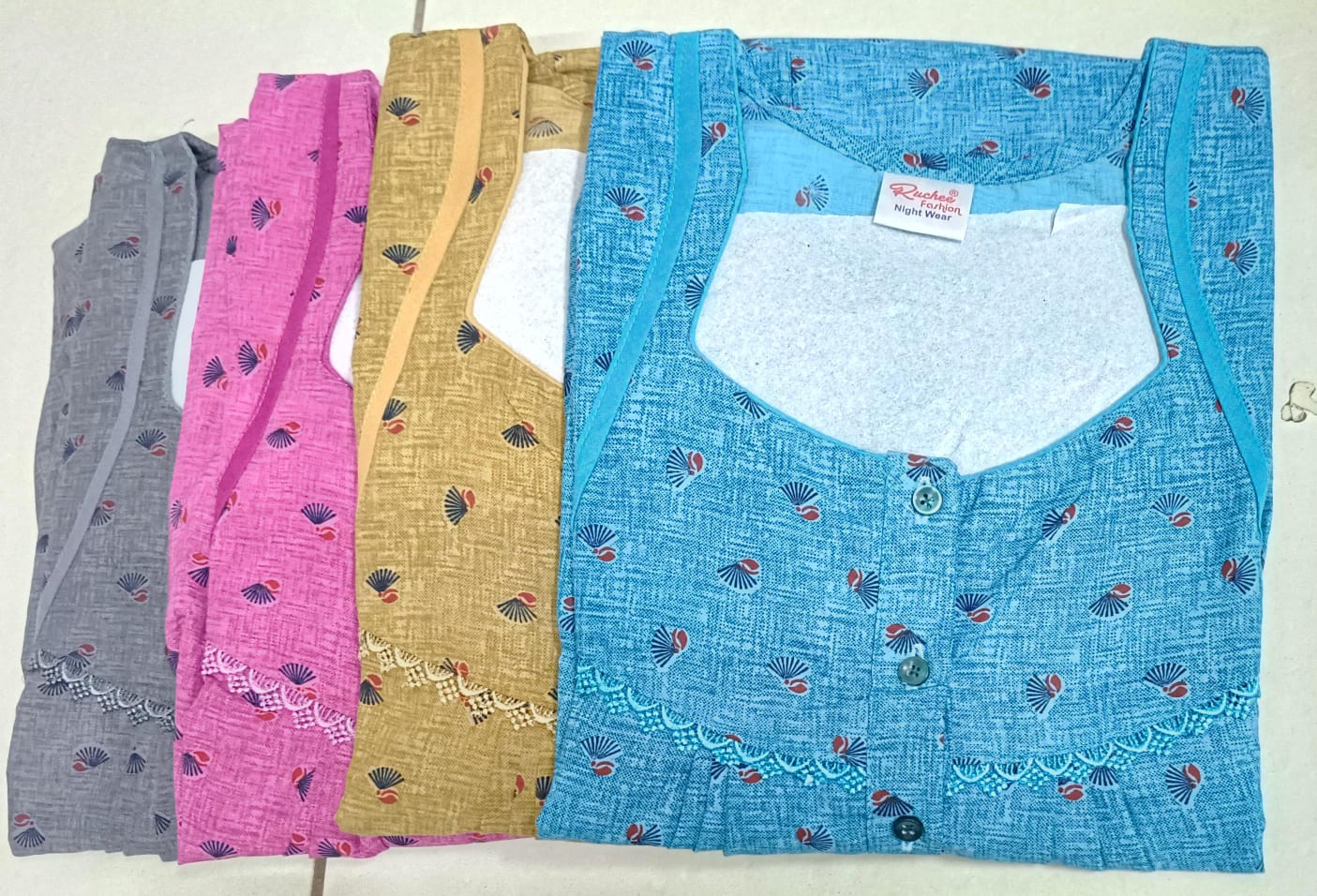 Pv Gpo Ruchee Fashion Night Gowns Wholesale Rate