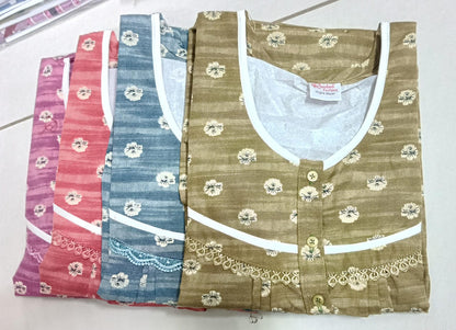 Pv Gpo Ruchee Fashion Night Gowns Wholesale Rate