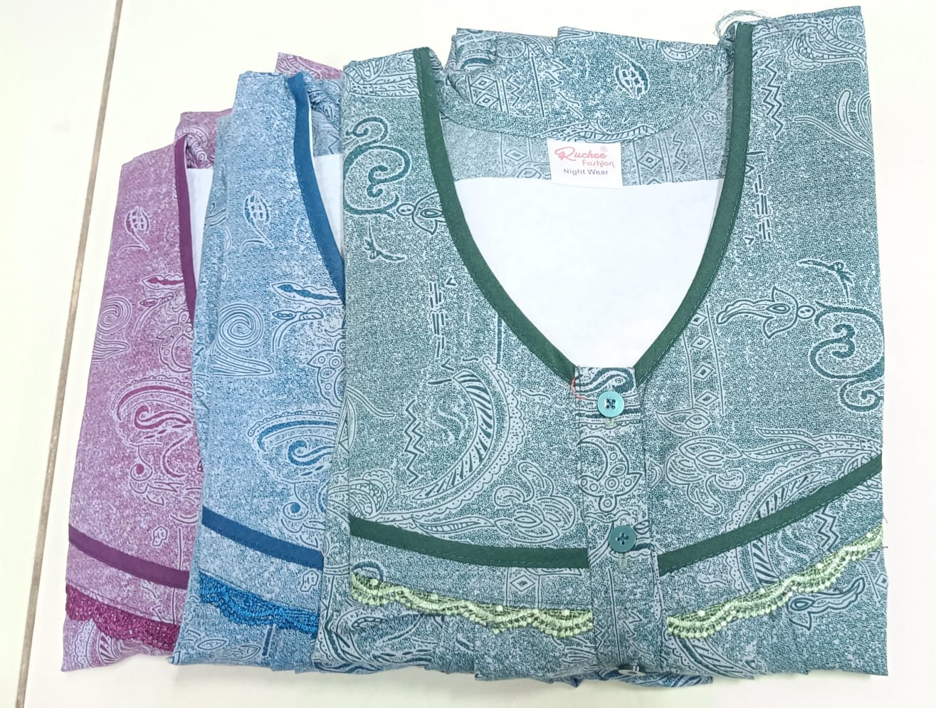 Pv Gpo Ruchee Fashion Night Gowns Wholesale Rate