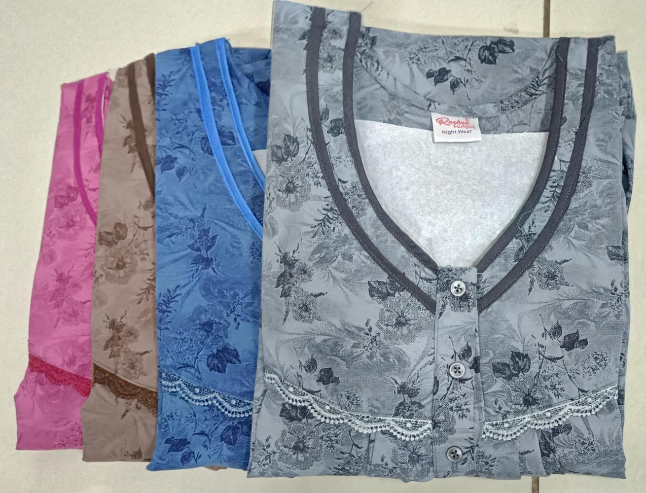 Pv Gpo Ruchee Fashion Night Gowns Wholesale Rate