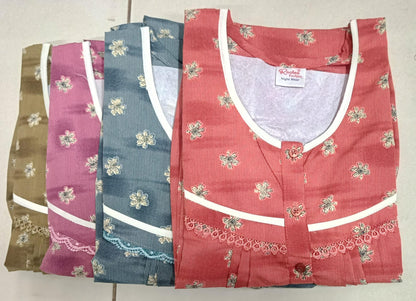 Pv Gpo Ruchee Fashion Night Gowns Wholesale Rate