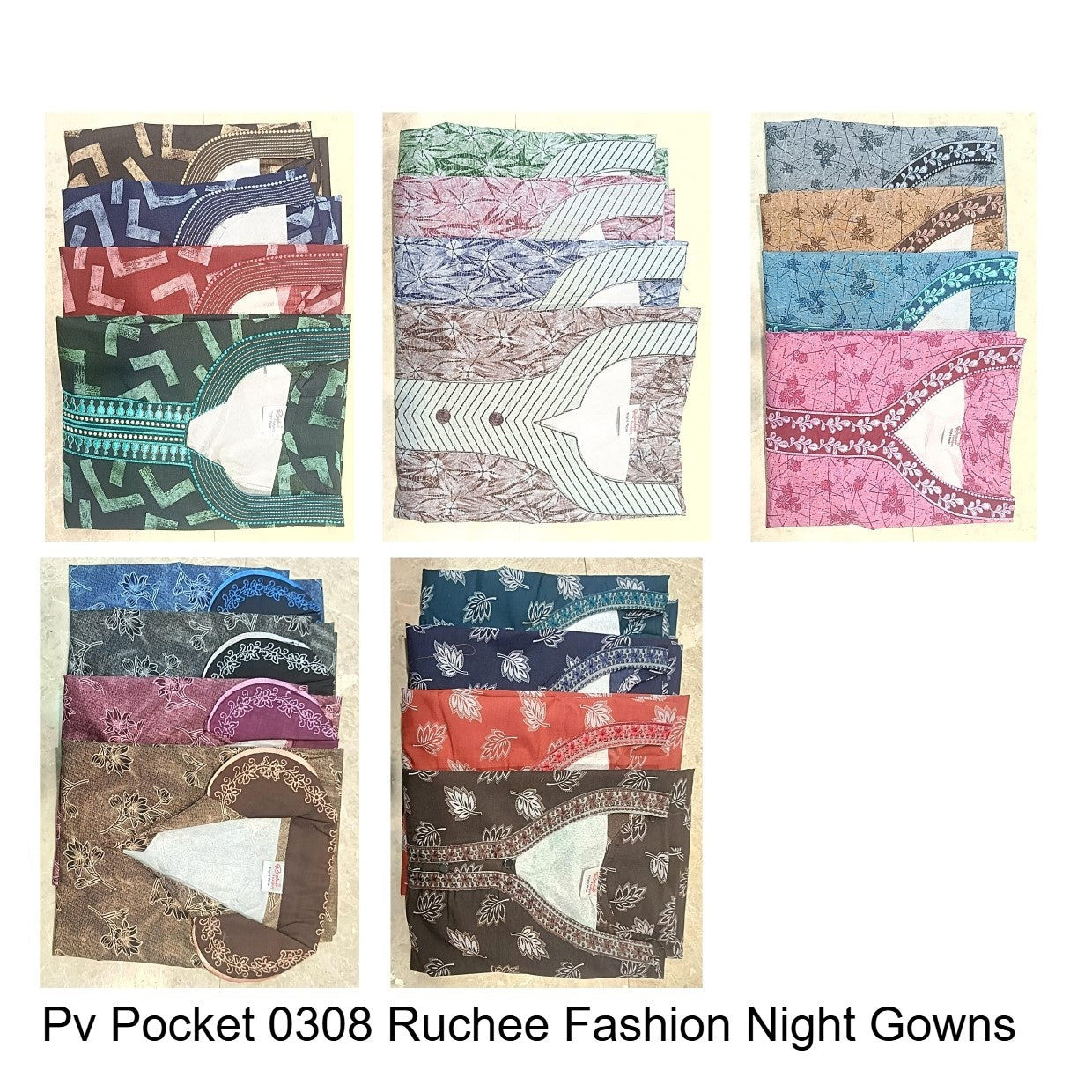 Pv Pocket 0308 Ruchee Fashion Night Gowns Supplier Ahmedabad