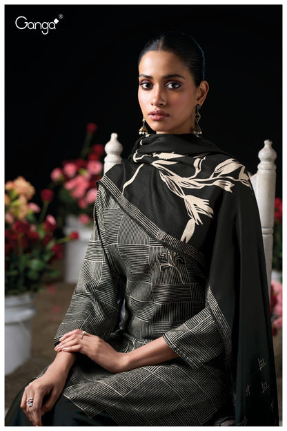 Pyrrha 3941 Ganga Wool Pashmina Suits Wholesale Rate