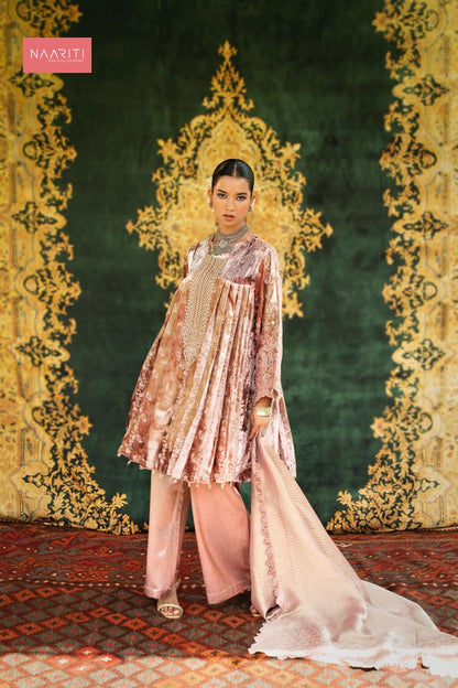 Qafina Naariti Velvet Suits Supplier India