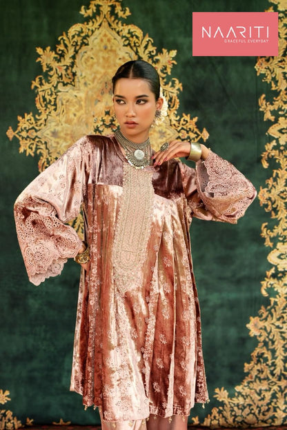Qafina Naariti Velvet Suits Supplier India