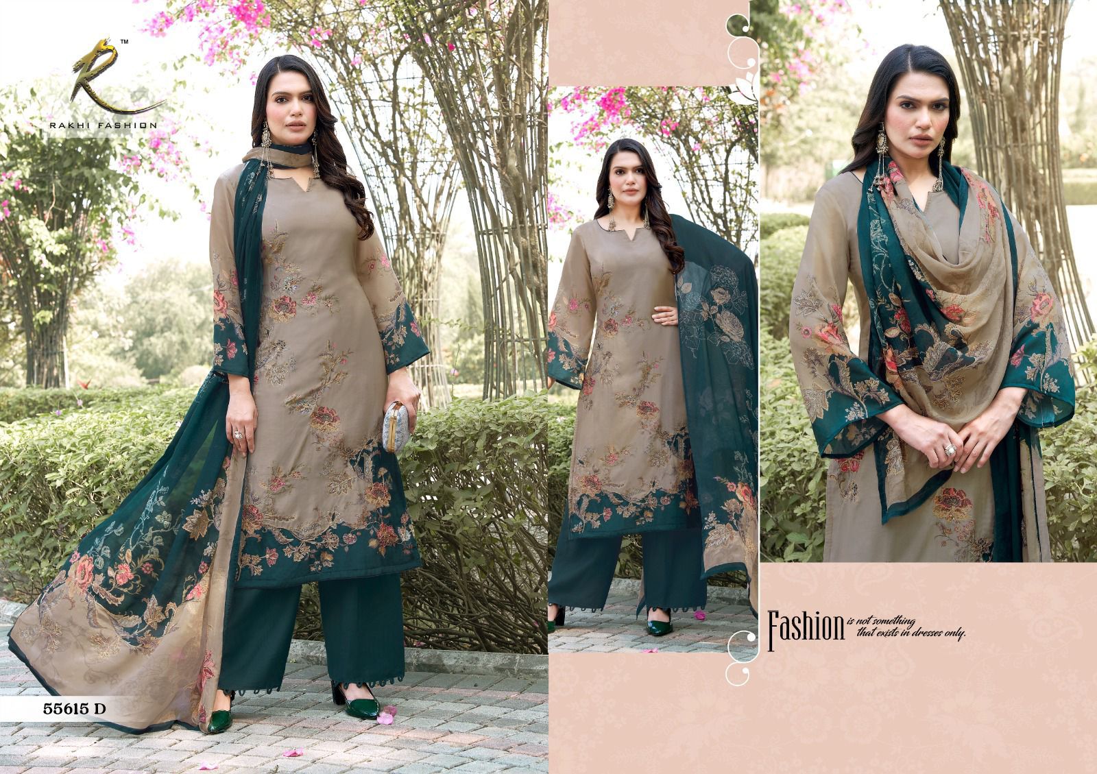 Qahira Rakhi Fashion Pure Viscose Pant Style Suits Supplier India