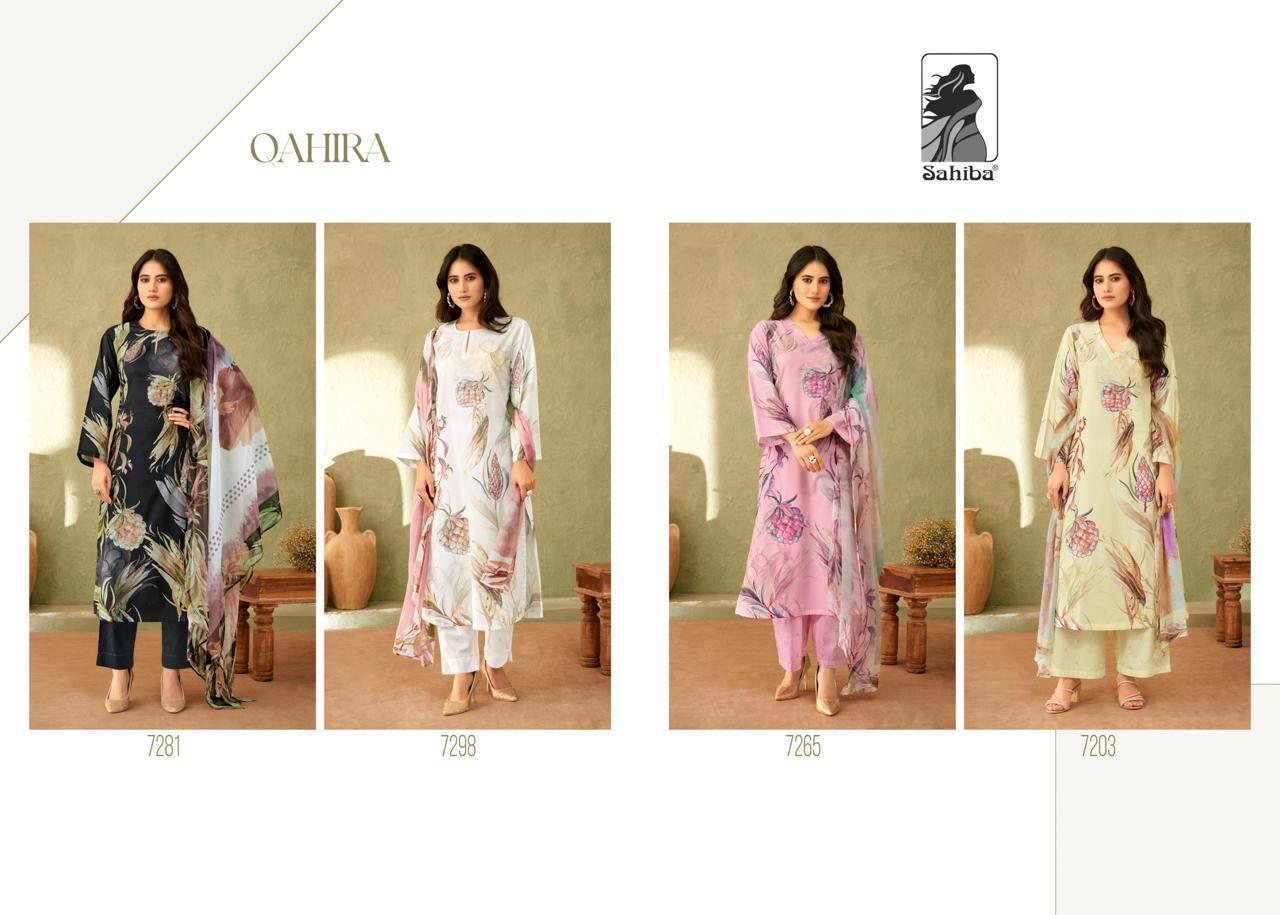 Qahira Sahiba Cotton Lawn Pant Style Suits Wholesale Price