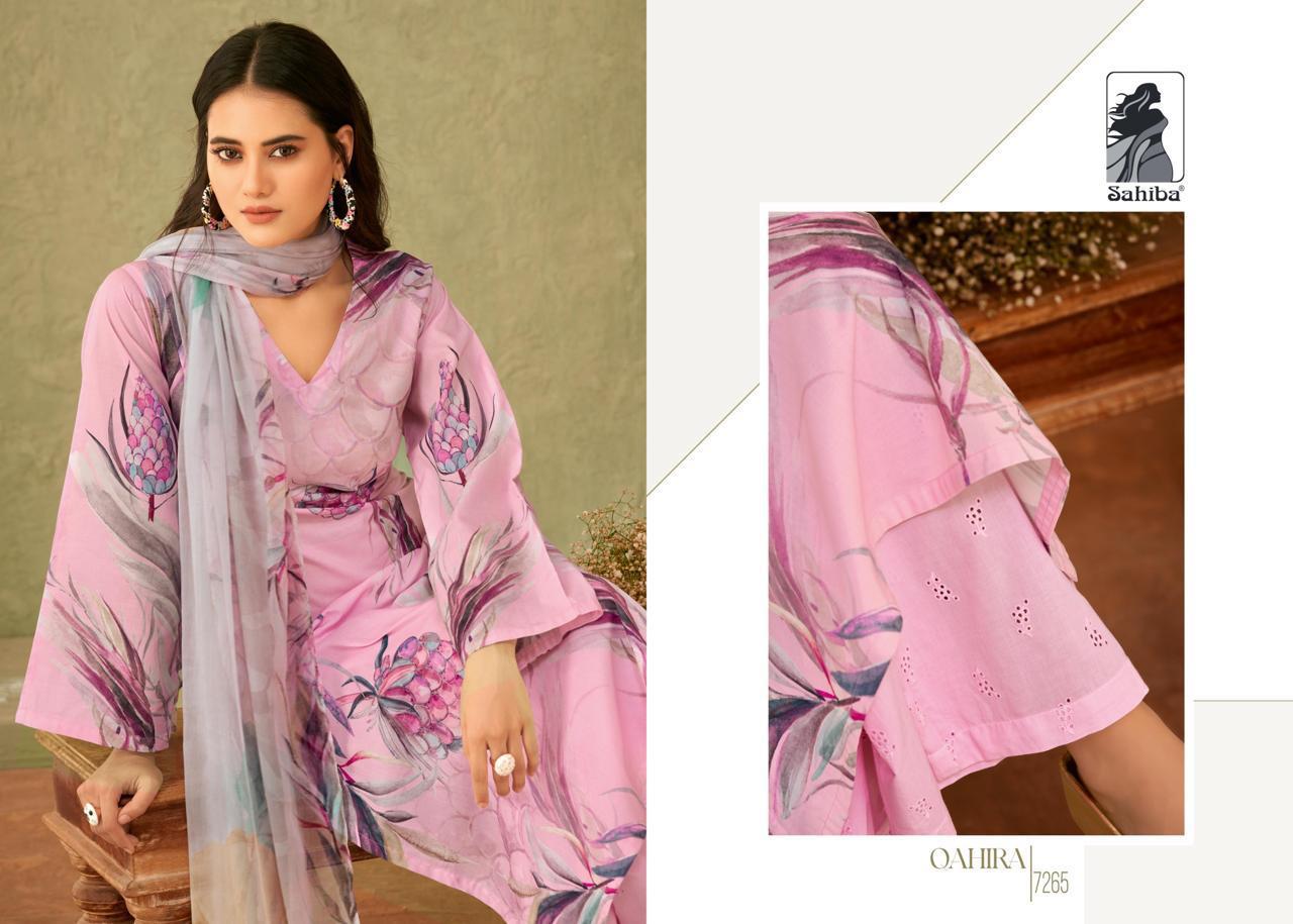 Qahira Sahiba Cotton Lawn Pant Style Suits Wholesale Price