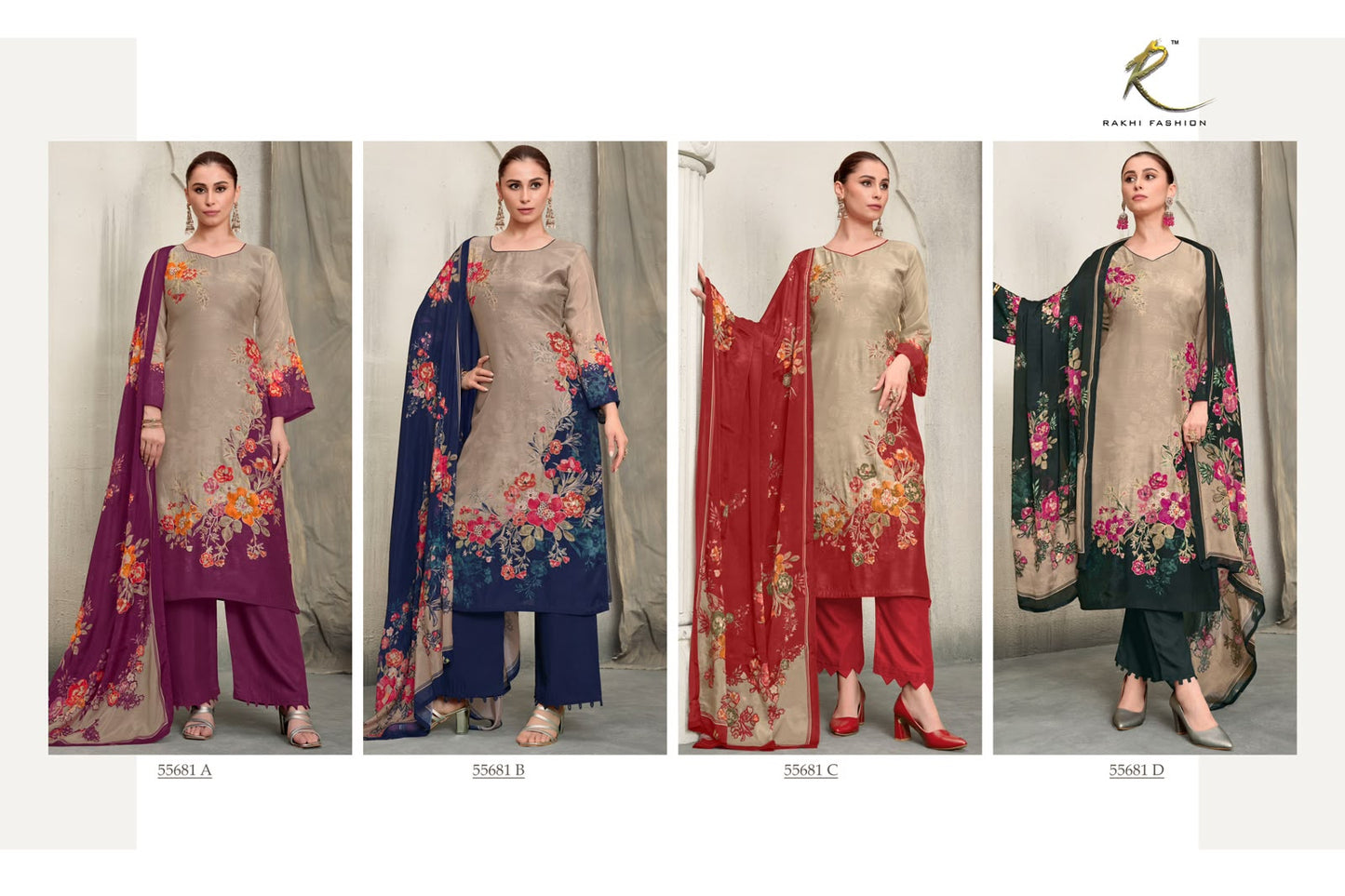 Qaira 55681 Rakhi Fashion Viscose Modal Pant Style Suits Supplier Gujarat