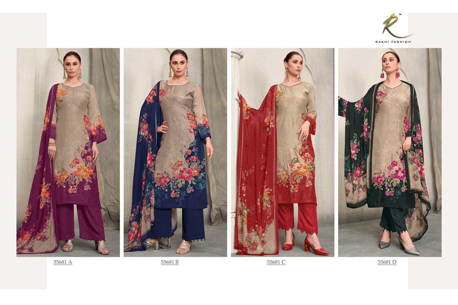 Qaira 55681 Rakhi Fashion Viscose Modal Pant Style Suits Supplier Gujarat