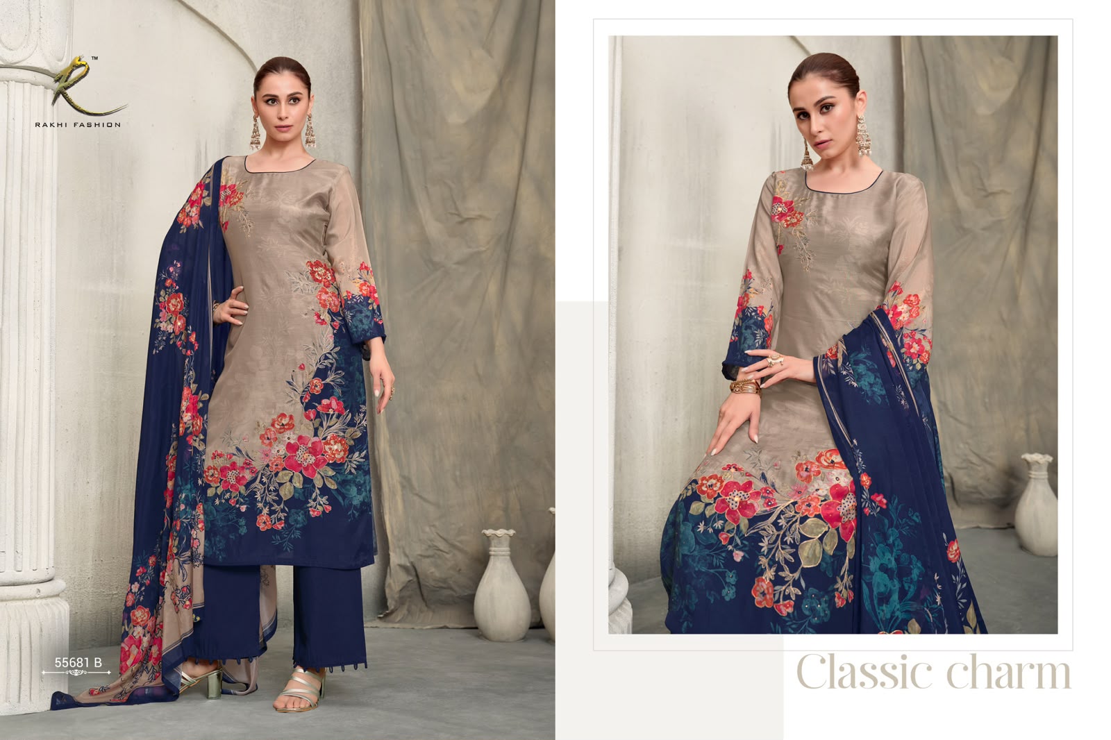 Qaira 55681 Rakhi Fashion Viscose Modal Pant Style Suits Supplier Gujarat