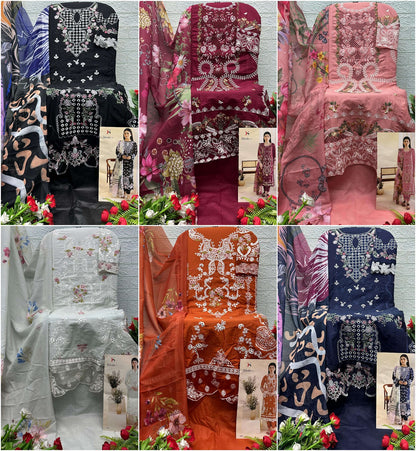 Qalamkar 26 Deepsy Cotton Pakistani Salwar Suits Exporter Gujarat