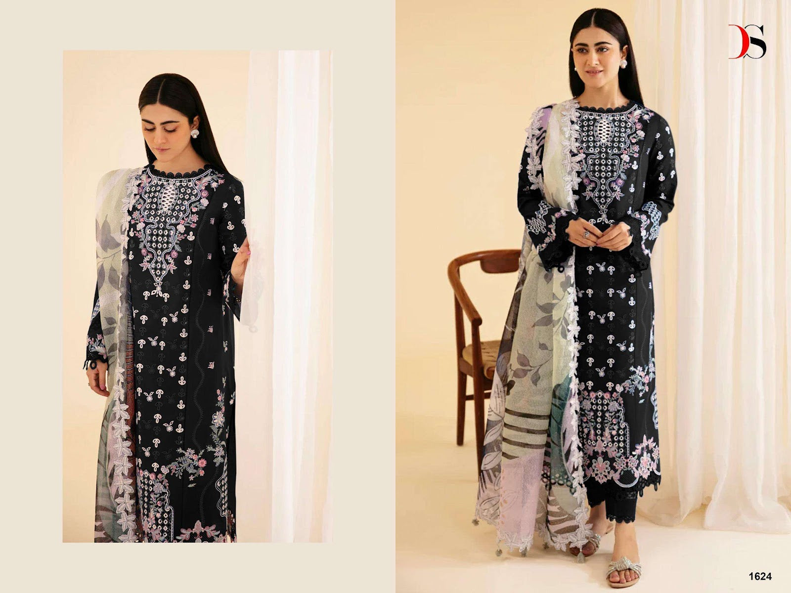 Qalamkar 26 Deepsy Cotton Pakistani Salwar Suits Exporter Gujarat
