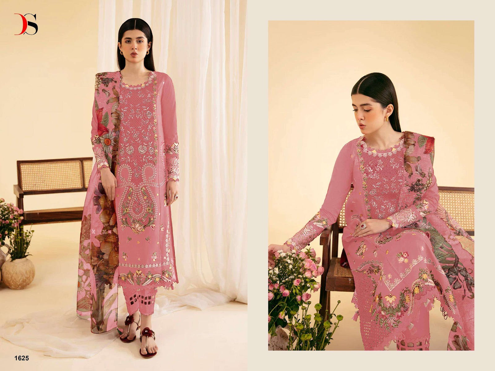 Qalamkar 26 Deepsy Cotton Pakistani Salwar Suits Exporter Gujarat