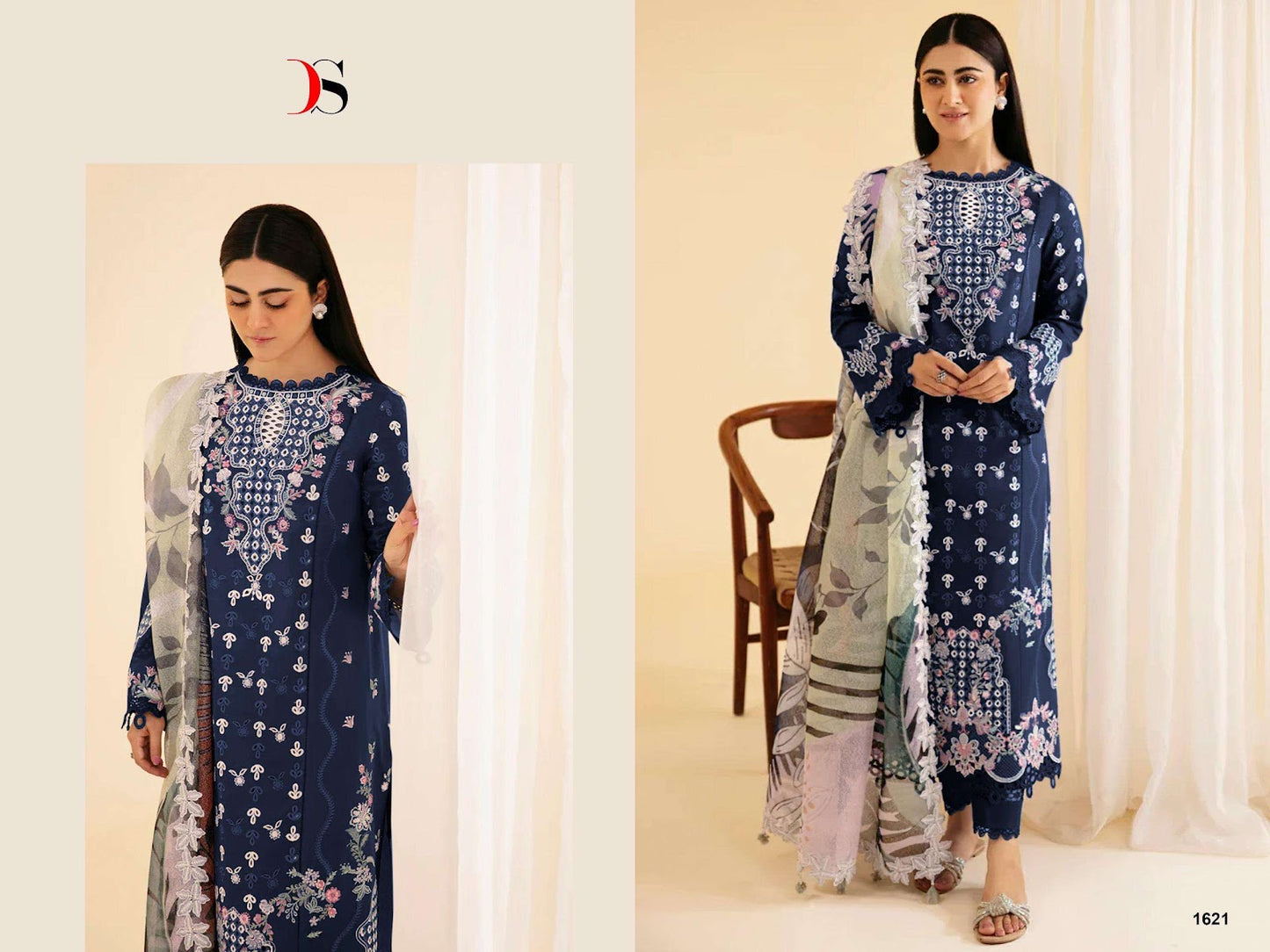 Qalamkar 26 Deepsy Cotton Pakistani Salwar Suits Exporter Gujarat