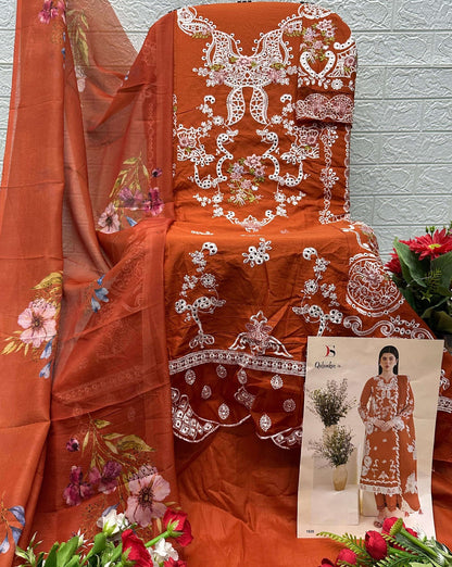 Qalamkar 26 Deepsy Cotton Pakistani Salwar Suits Exporter Gujarat