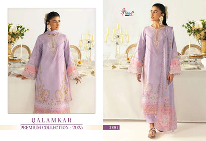 Qalamkar Premium Collection 2025 Shree Fabs Cotton Pakistani Patch Work Suits Exporter India