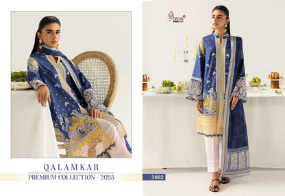Qalamkar Premium Collection 2025 Shree Fabs Cotton Pakistani Patch Work Suits Exporter India