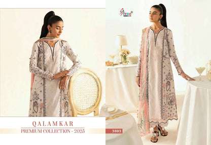 Qalamkar Premium Collection 2025 Shree Fabs Cotton Pakistani Patch Work Suits Exporter India