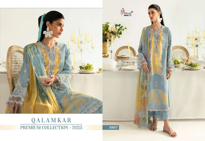 Qalamkar Premium Collection 2025 Shree Fabs Cotton Pakistani Patch Work Suits Exporter India