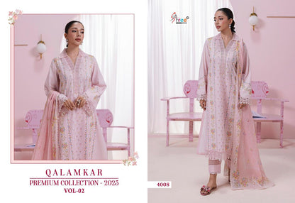 Qalamkar Premium Collection 2025 Vol 2 Shree Fabs Pure Cotton Pakistani Patch Work Suits Wholesale