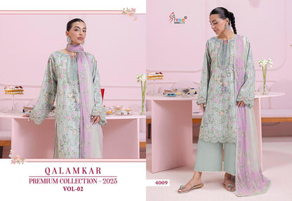 Qalamkar Premium Collection 2025 Vol 2 Shree Fabs Pure Cotton Pakistani Patch Work Suits Wholesale