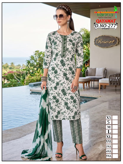 Qayamat 2807 Kanha Liva Reyon Readymade Pant Style Suits Supplier India
