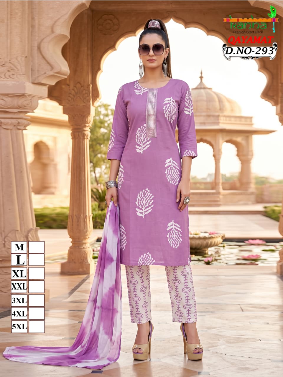 Qayamat 2807 Kanha Liva Reyon Readymade Pant Style Suits Supplier India