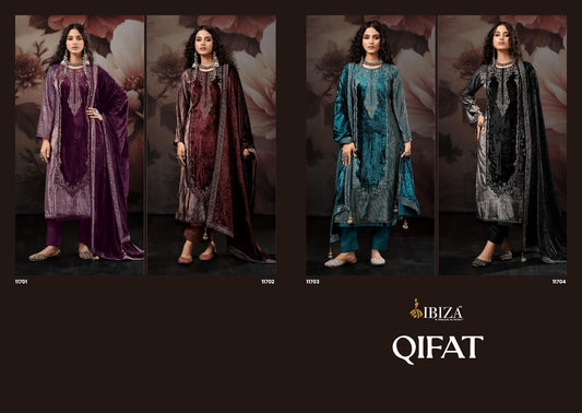 Qifat Ibiza Viscose Velvet Suits Wholesale Price
