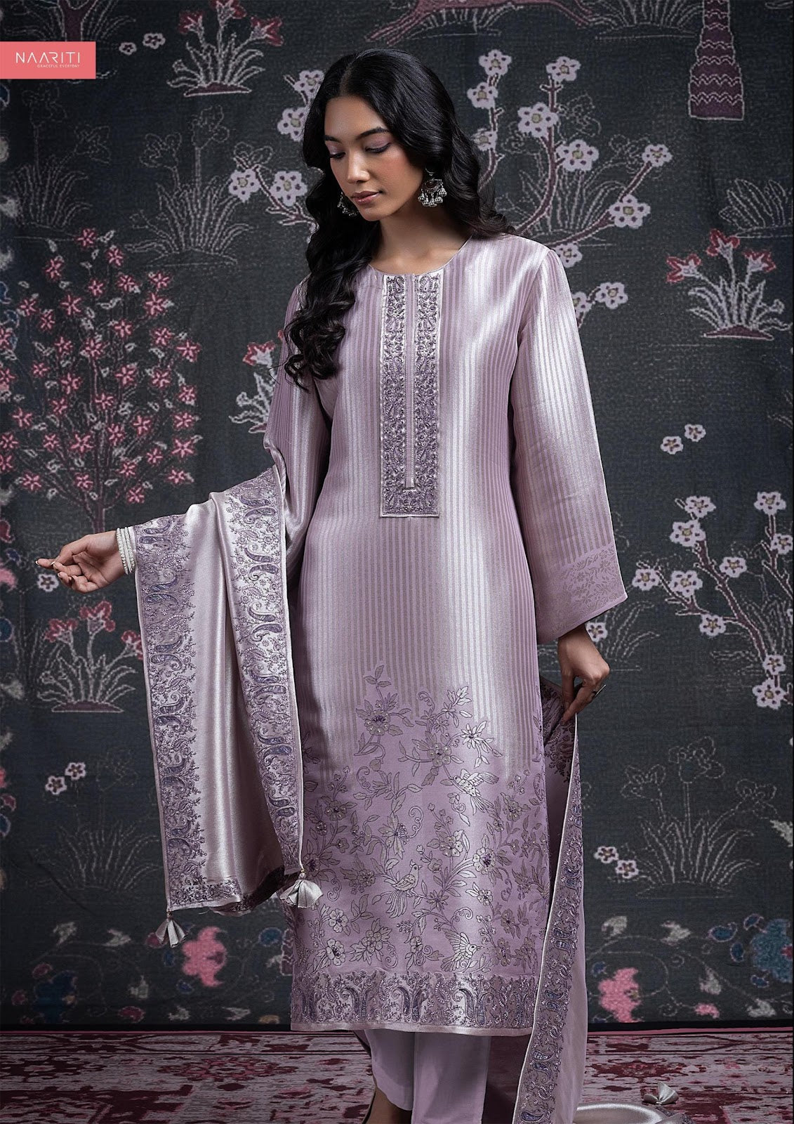 Qifat Naariti Silk Pant Style Suits Wholesale Price