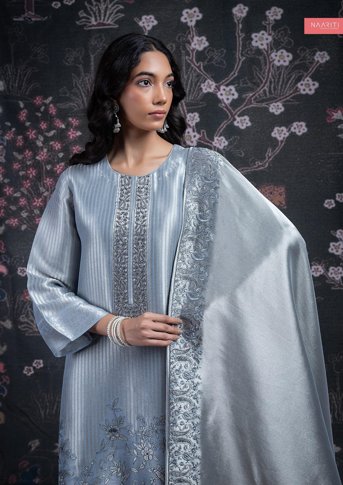Qifat Naariti Silk Pant Style Suits Wholesale Price