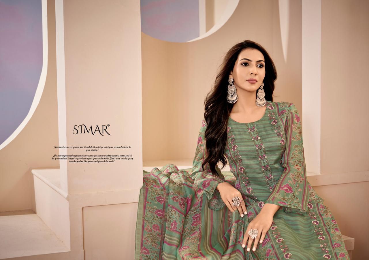 Qirat Simar Lawn Cotton Pakistani Salwar Suits Wholesaler Gujarat
