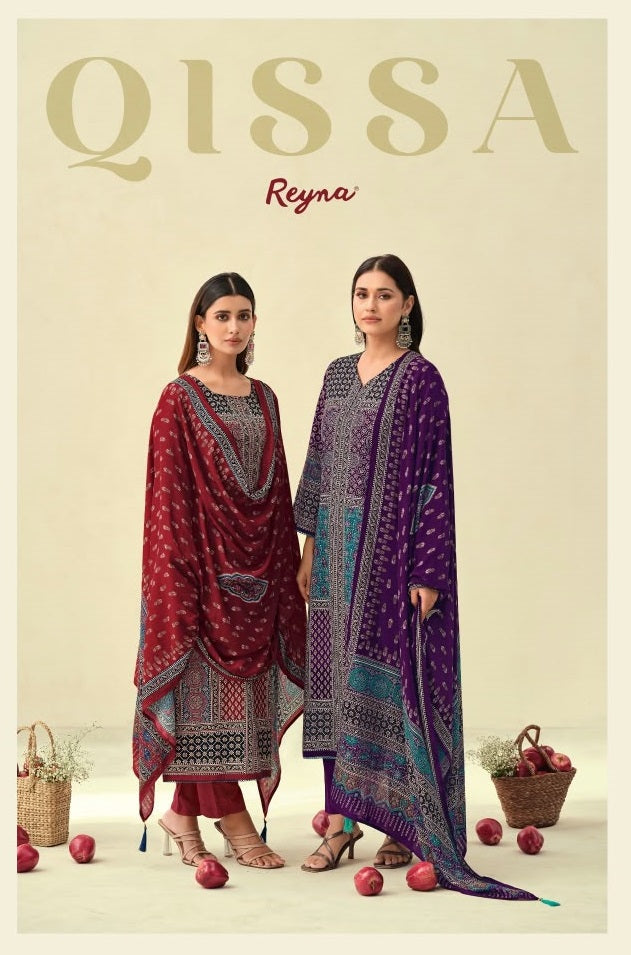 Qissa Reyna Corduroy Pant Style Suits Wholesale Price