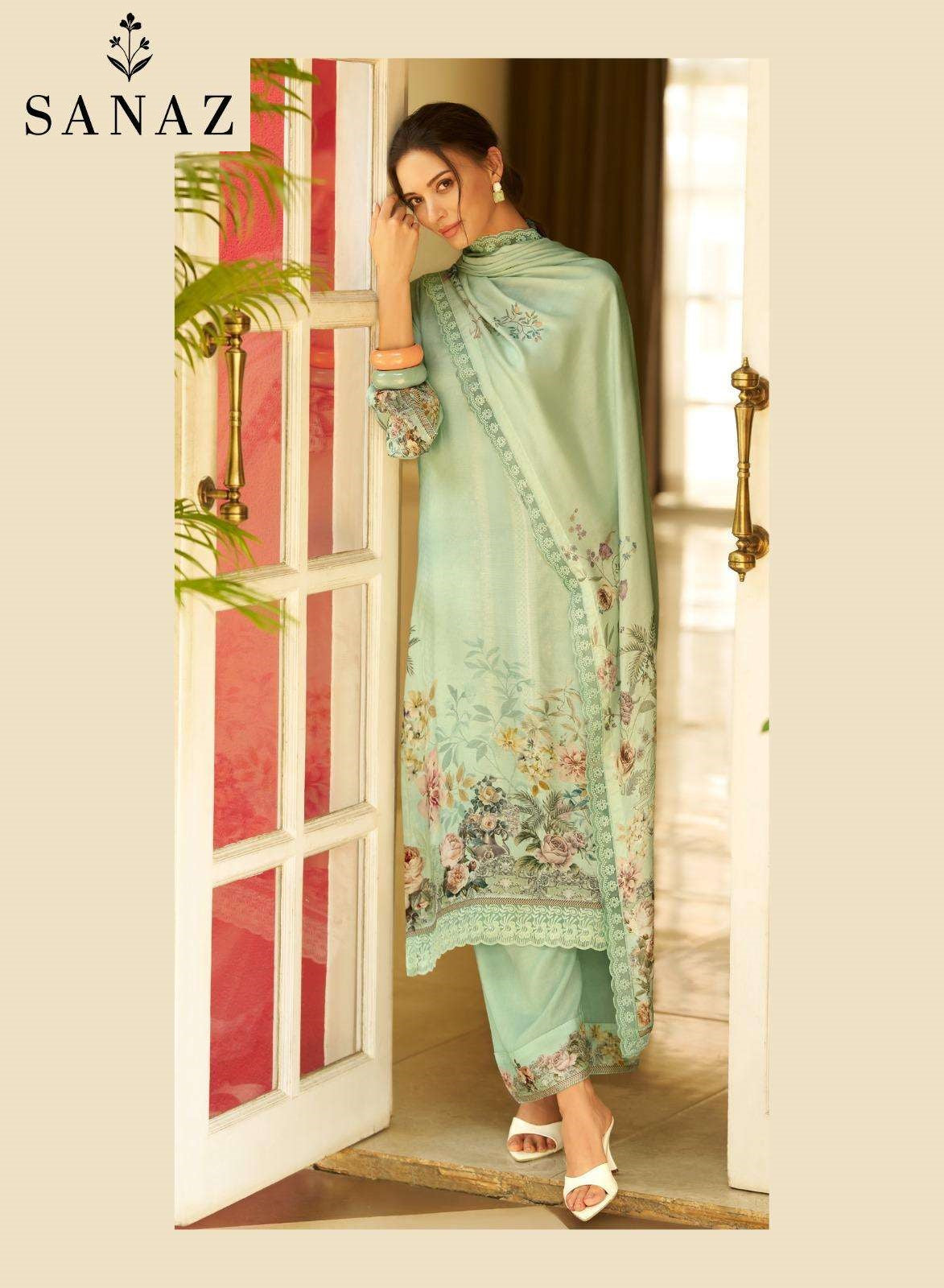 Qissa Sanaz Viscose Muslin Pakistani Salwar Suits Wholesaler Ahmedabad