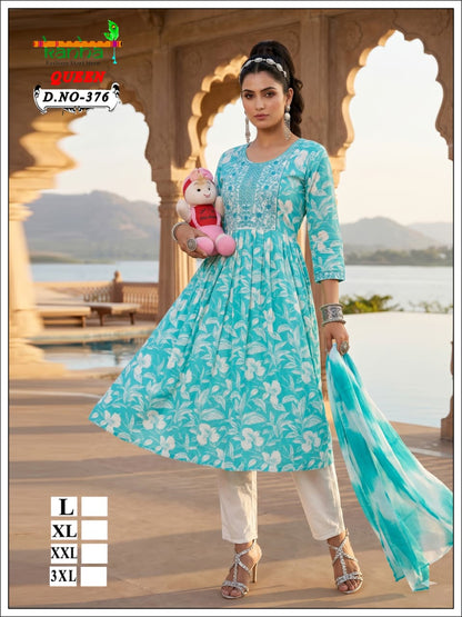 Queen 110726 Kanha Liva Reyon Feeding Readymade Suit Wholesaler India