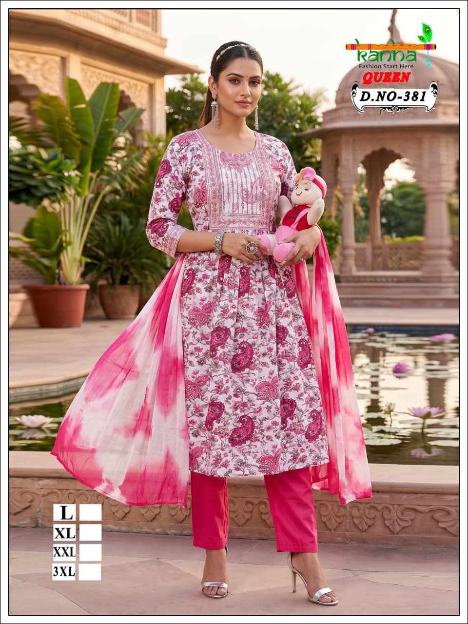 Queen 110726 Kanha Liva Reyon Feeding Readymade Suit Wholesaler India