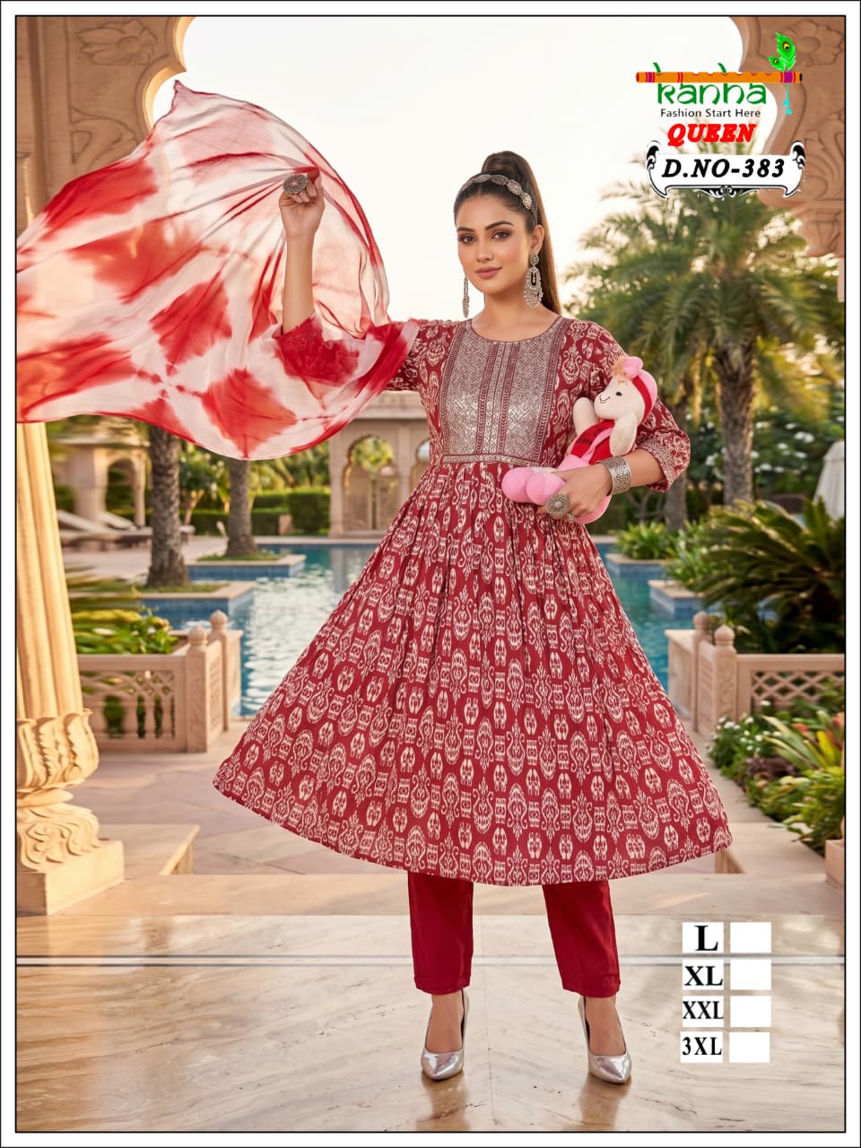 Queen 110726 Kanha Liva Reyon Feeding Readymade Suit Wholesaler India