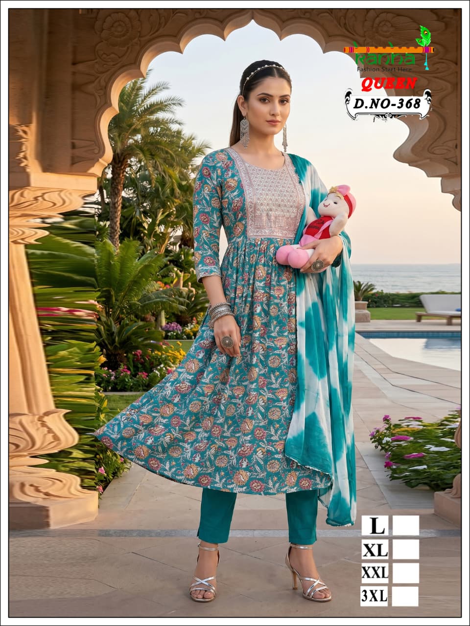 Queen 110726 Kanha Liva Reyon Feeding Readymade Suit Wholesaler India