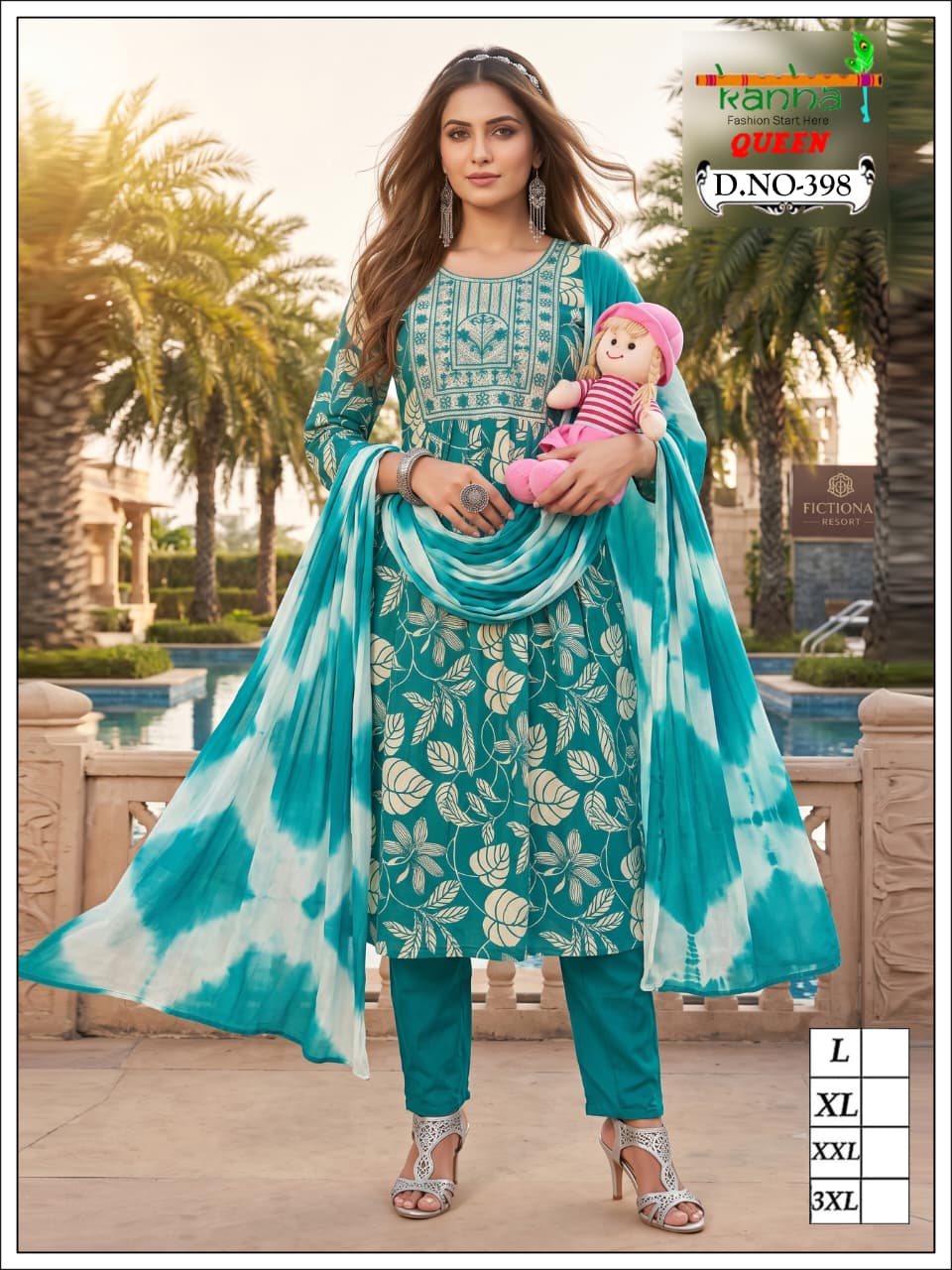 Queen 200726 Kanha Liva Reyon Feeding Readymade Suit Supplier India