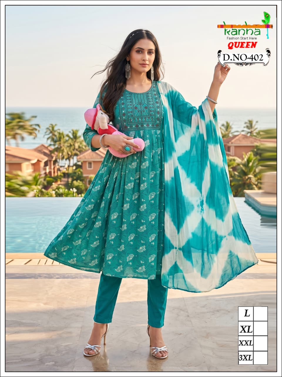 Queen 200726 Kanha Liva Reyon Feeding Readymade Suit Supplier India