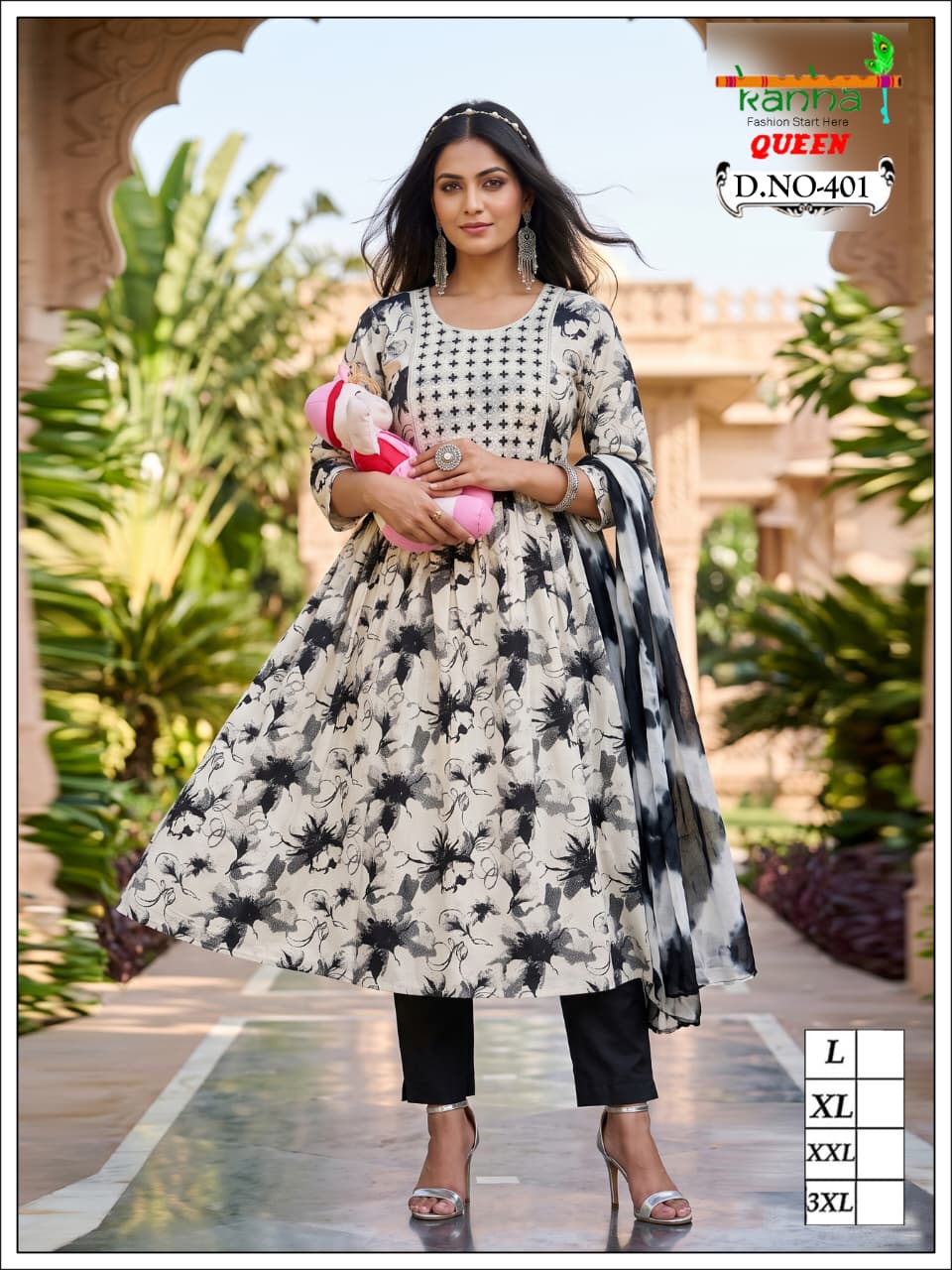 Queen 200726 Kanha Liva Reyon Feeding Readymade Suit Supplier India