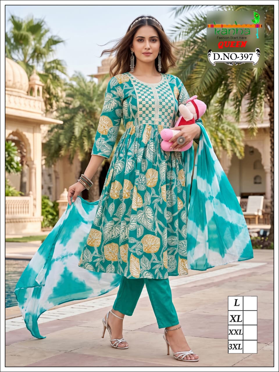Queen 200726 Kanha Liva Reyon Feeding Readymade Suit Supplier India