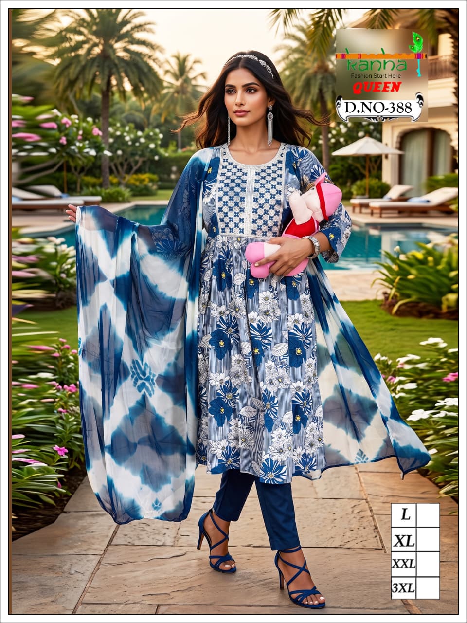 Queen 200726 Kanha Liva Reyon Feeding Readymade Suit Supplier India