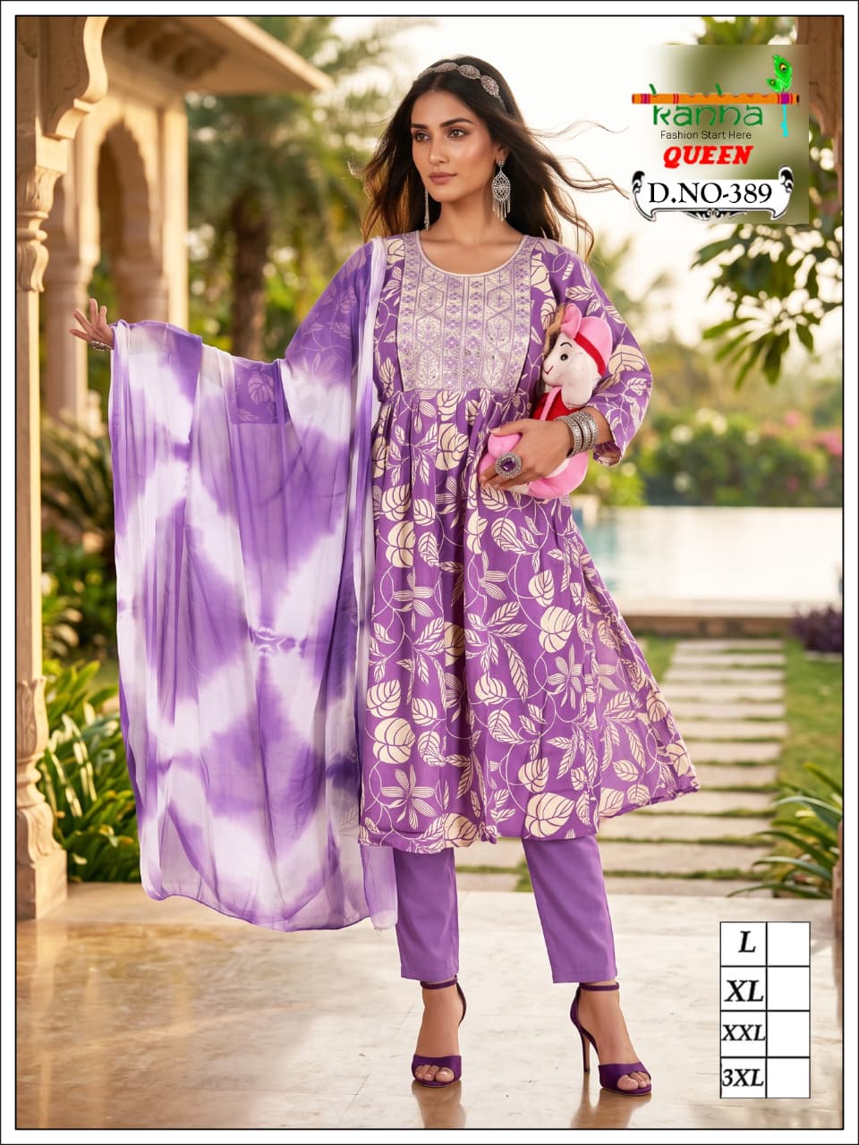 Queen 200726 Kanha Liva Reyon Feeding Readymade Suit Supplier India